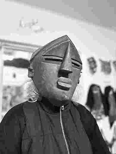 Masque en bois Afrique 6
