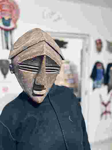 Masque en bois Afrique 9