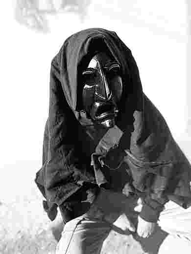 Masque en bois Italie 14