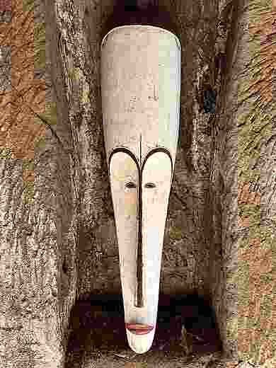 Masque en bois Afrique 2